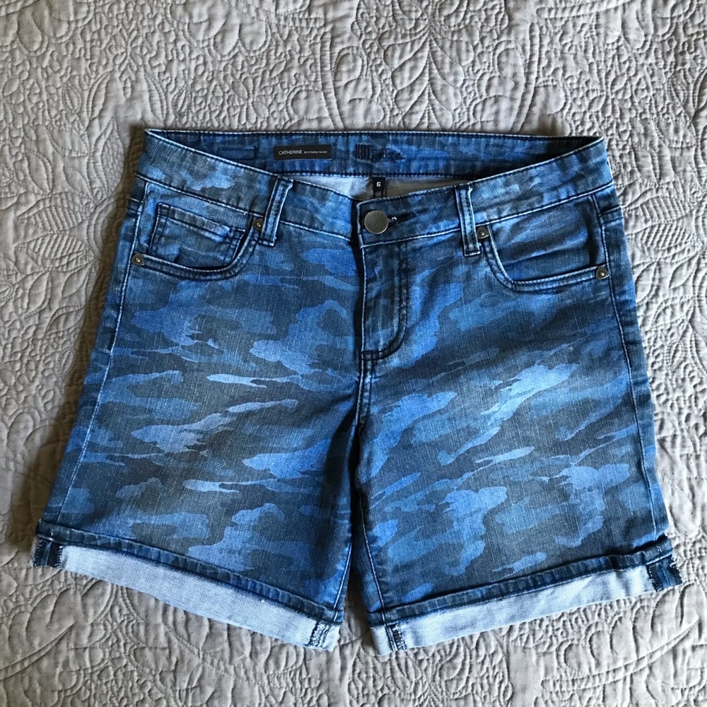 Size 6 Camo Kit Denim Shorts